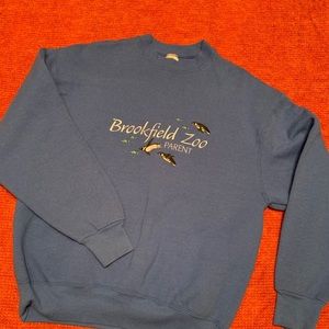Brookfield Zoo embroidered sweater